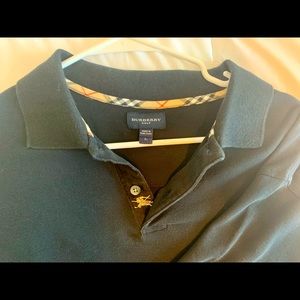 Burberry Golf Polo. Size Large